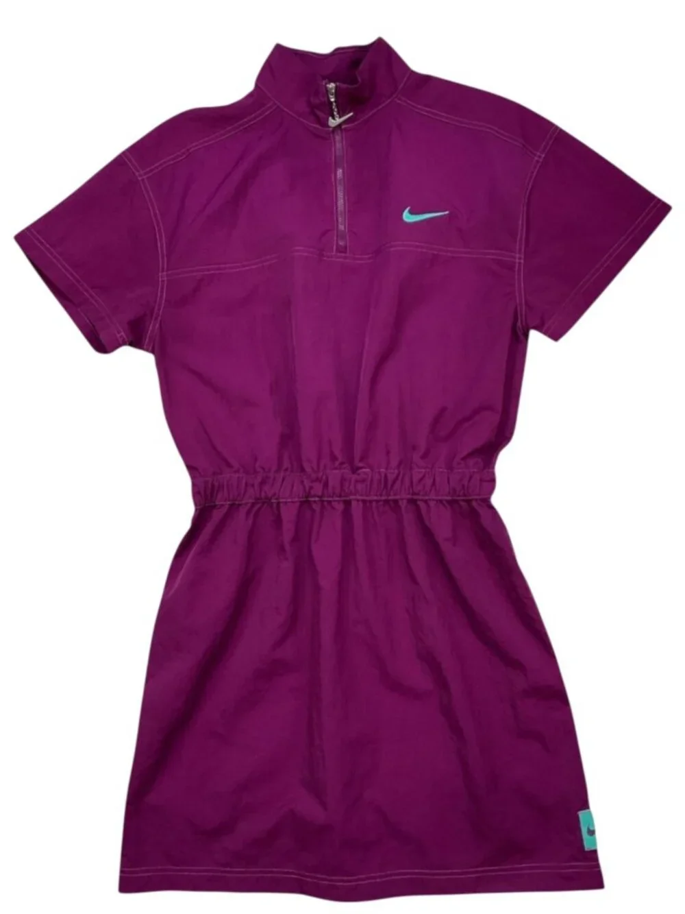 Nike Sportswear Swoosh Woven Dress S Purple Mini Pickleball Mini